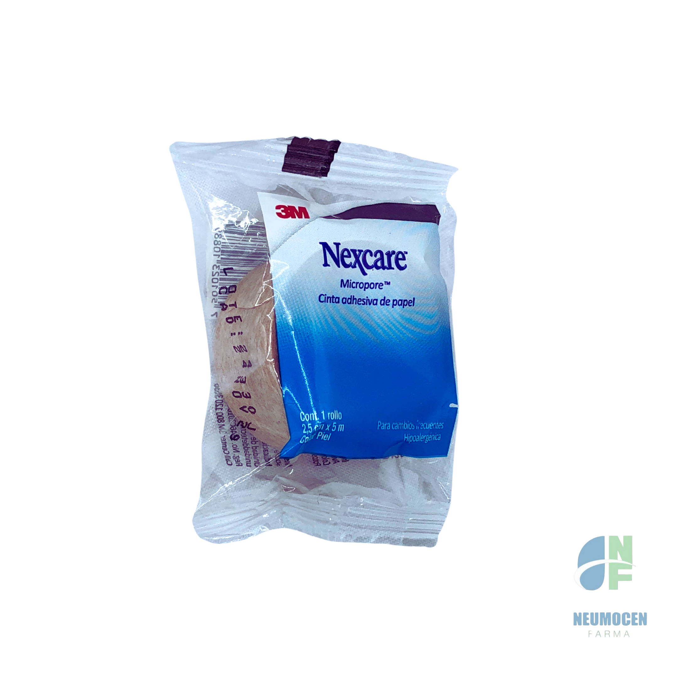 Cont. 1 rollo 2.5 cm x 5 m