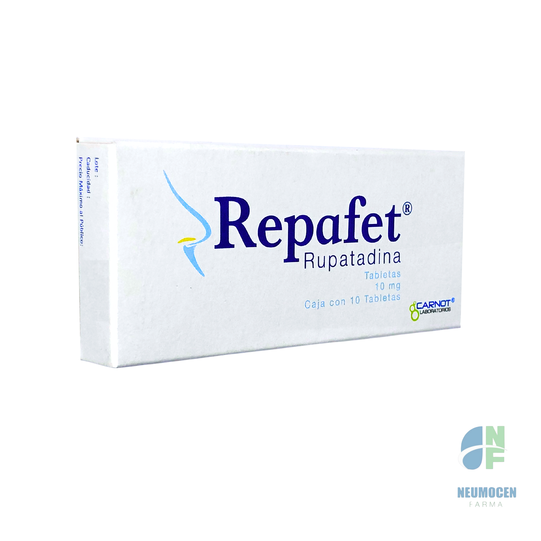Presentación en caja con 10 tabletas