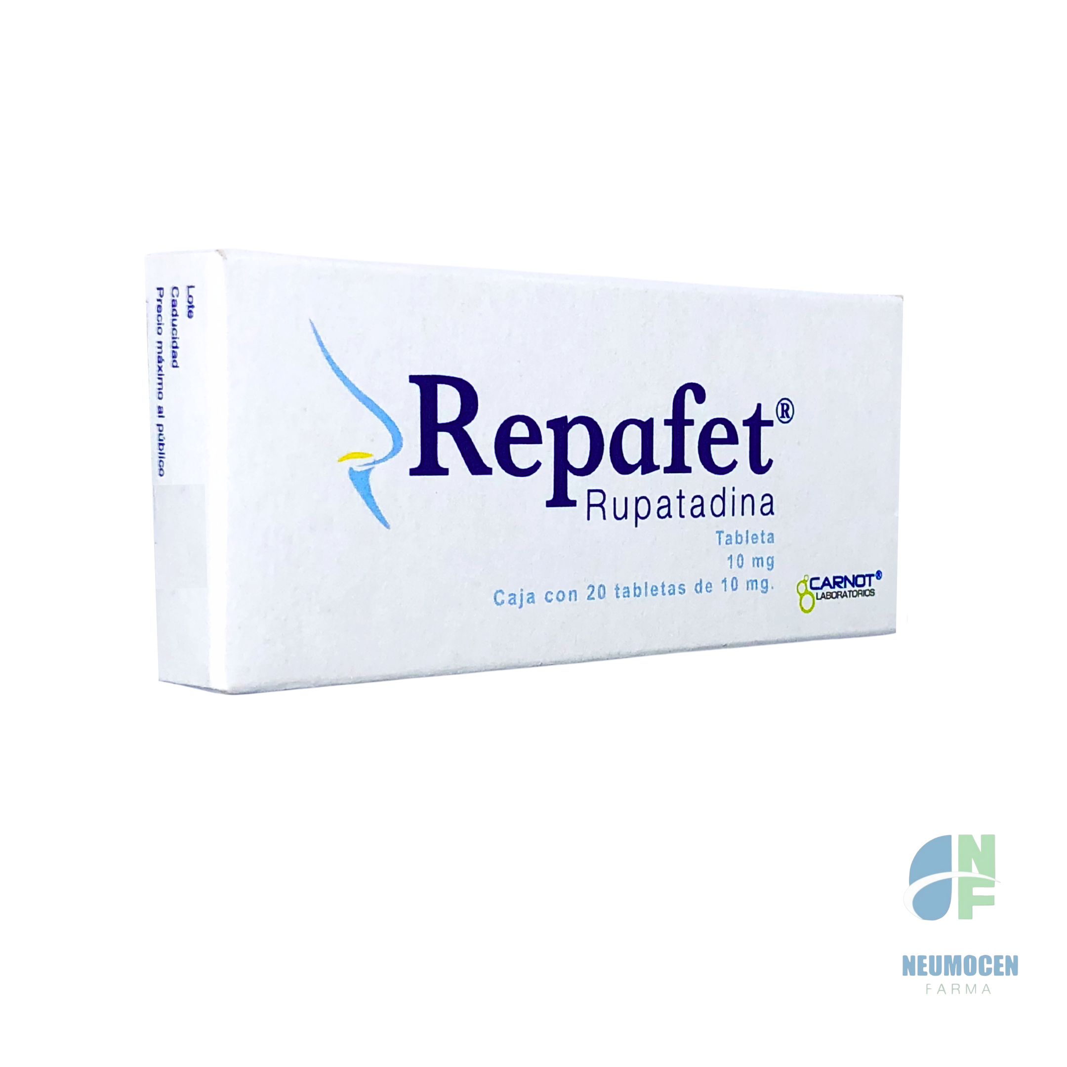 Presentación en caja con 20 tabletas