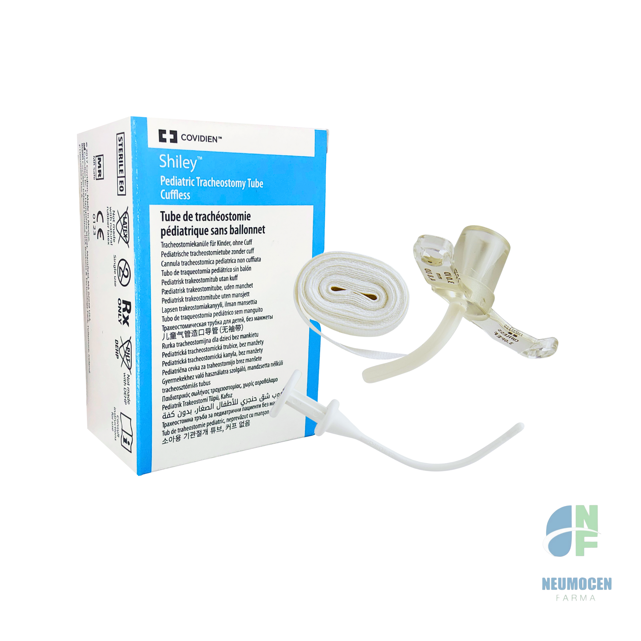 Cánula traqueal tipo shiley pediátrica 3.0 