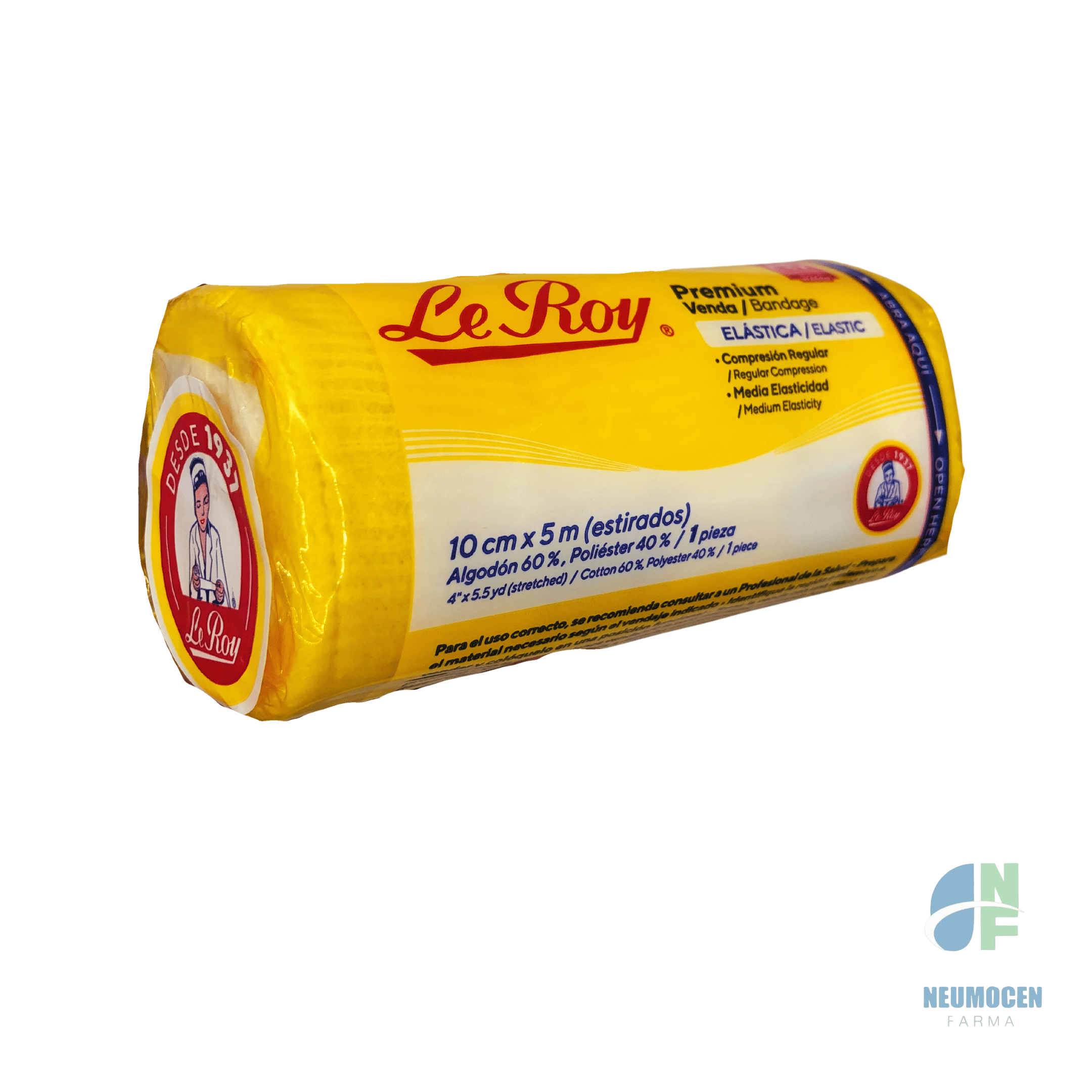 Venda Elástica Le Roy 10cm x 5m