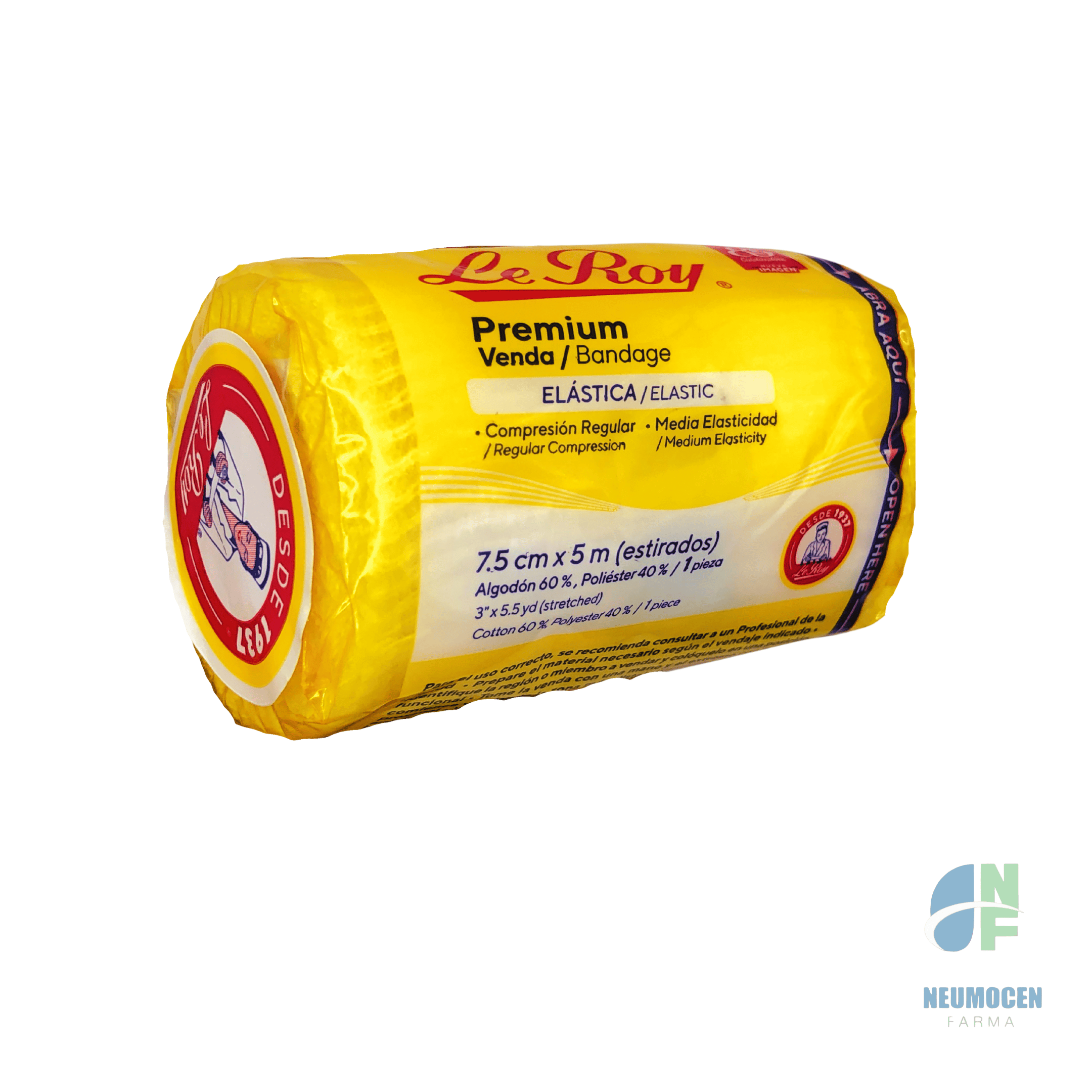 Venda Elástica Le Roy 7.5cm x 5m