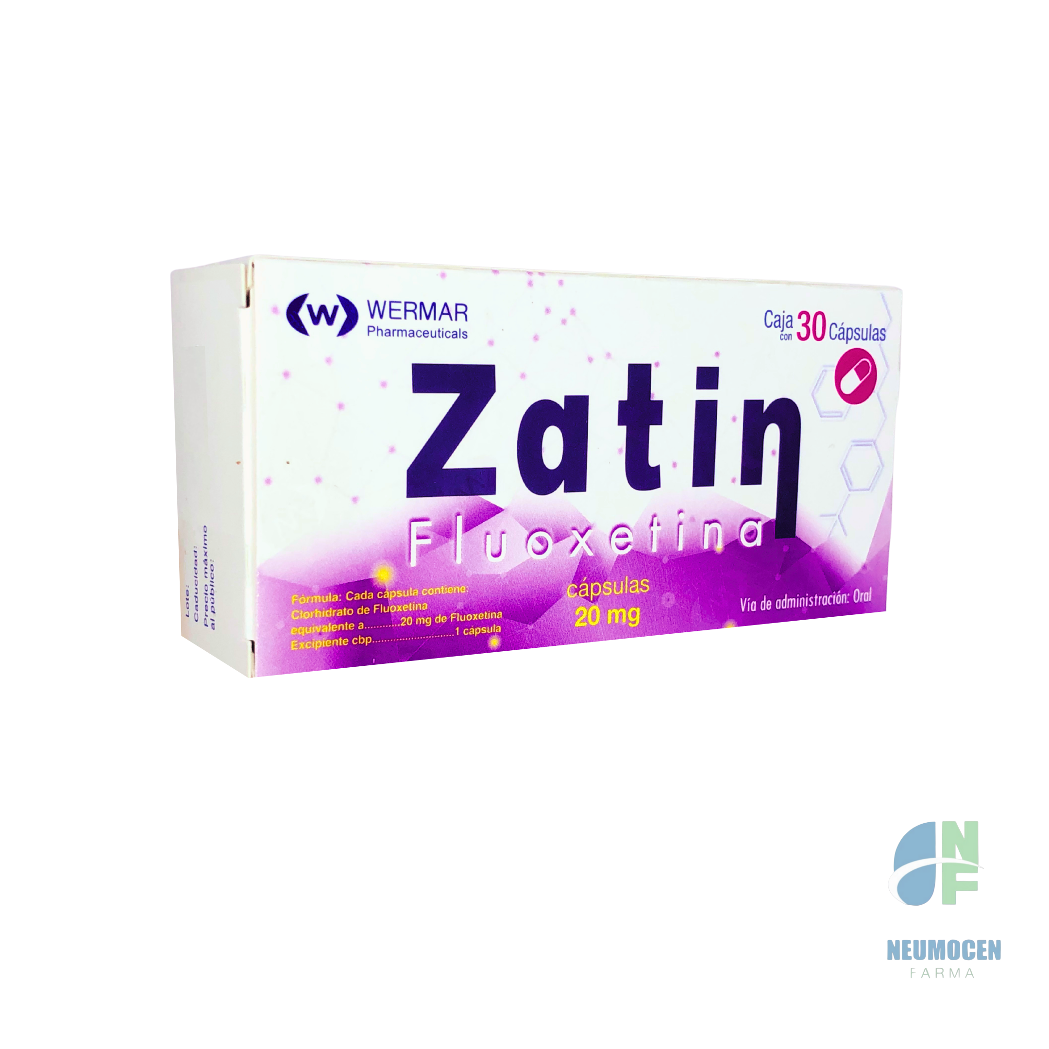 Presentación en caja con 30 cápsulas