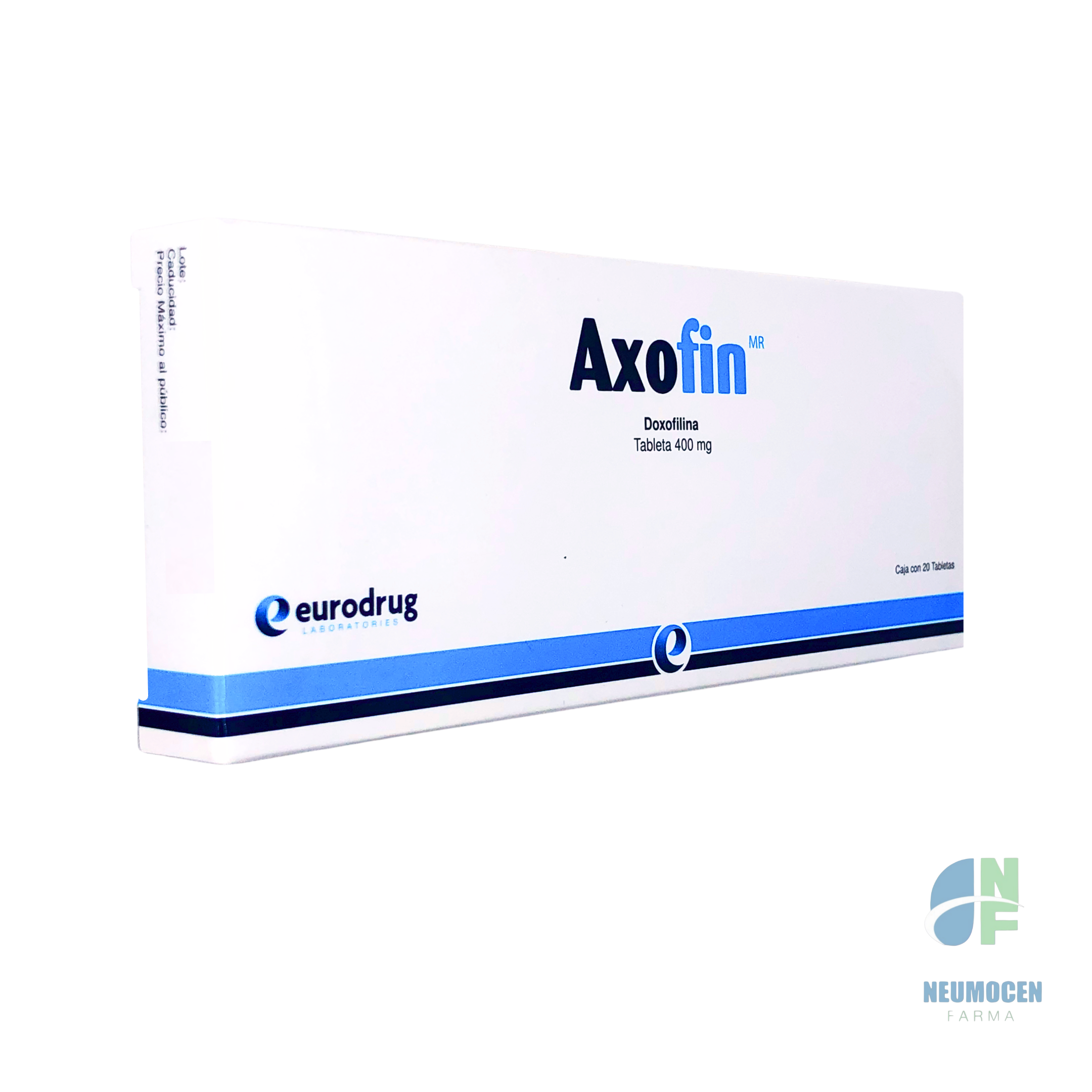 Presentación en caja con 20 tabletas