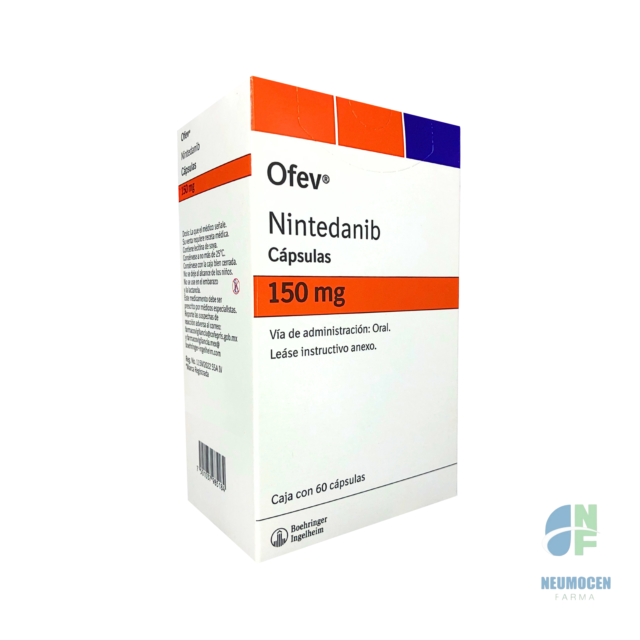 Presentación en caja con 60 cápsulas