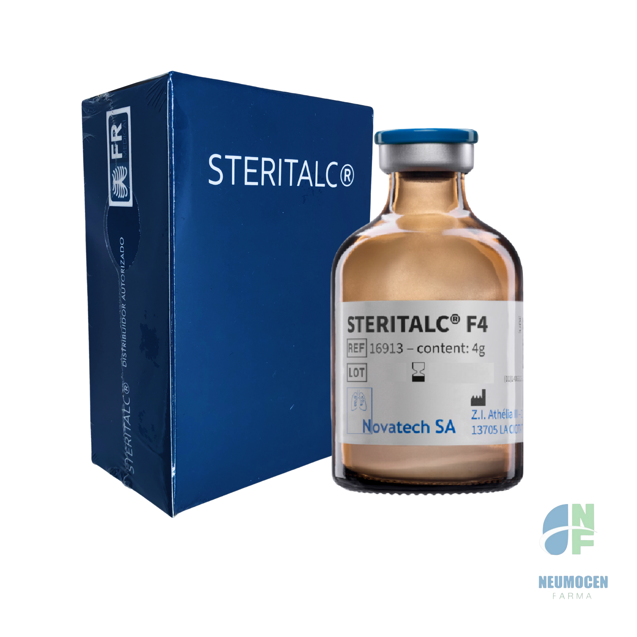 Steritalc F4, frasco 4 g