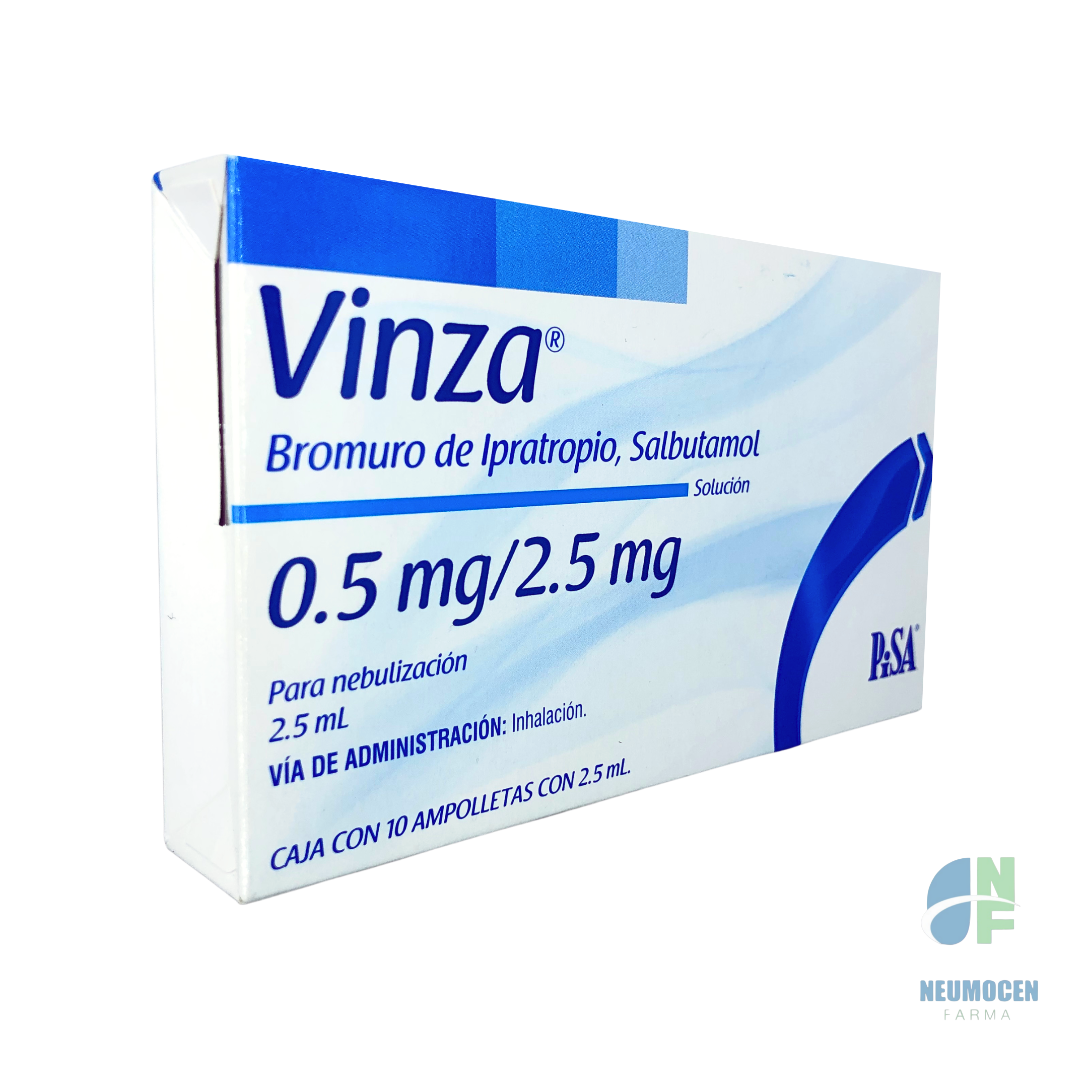 Caja con 10 ampolletas con 2.5 ml