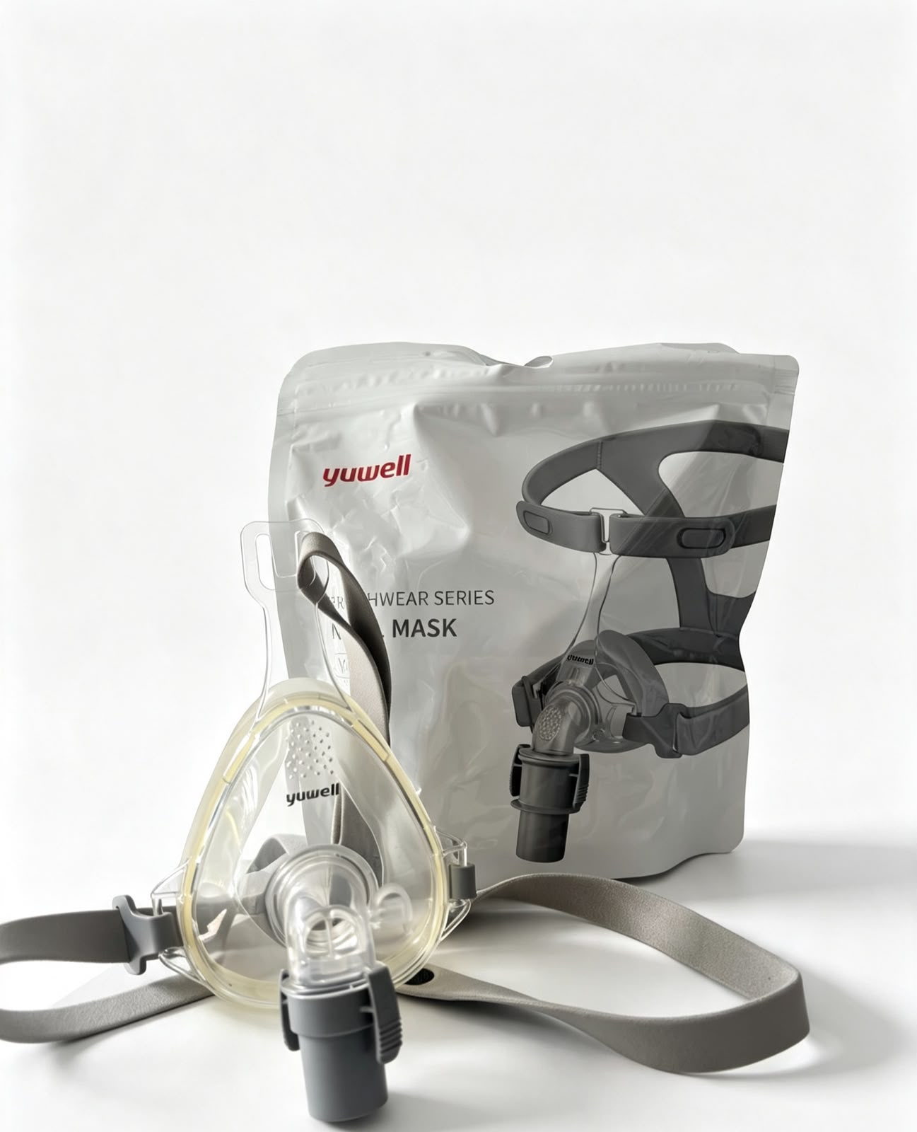 Mascarilla Oronasal Yuwell con Soporte Frontal 