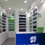 Interior de una farmacia especializada