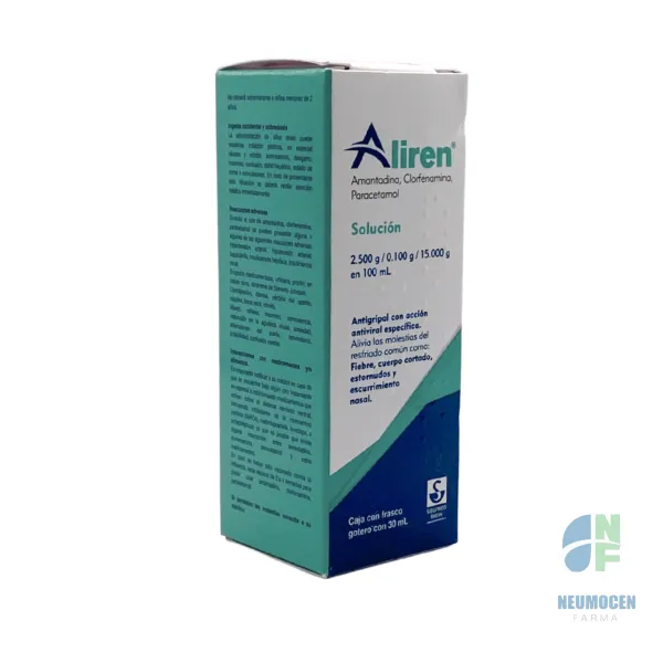 Caja con frasco gotero con 30 ml