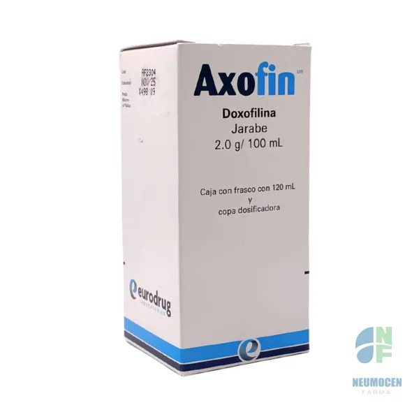 Caja con frasco con 120 ml y copa dosificadora