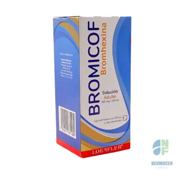 Caja con un frasco con 100 ml y vaso dosificador