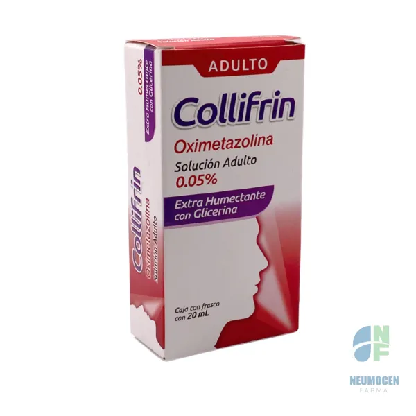 Caja con frasco con 20 ml