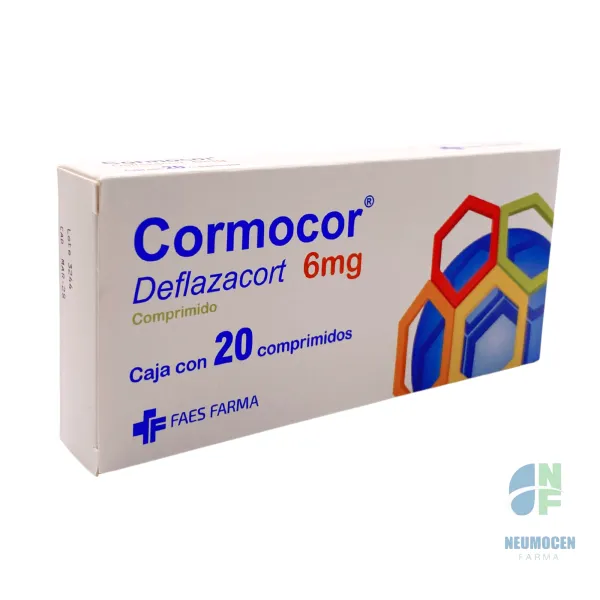 Presentación en caja con 20 comprimidos