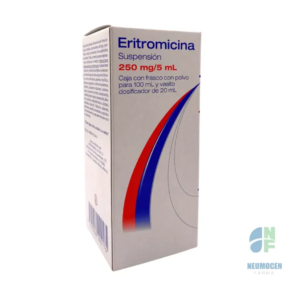 Caja con frasco con polvo para 100 ml y vasito dosificador de 20 ml