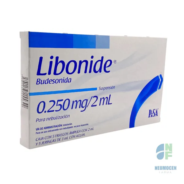 Caja con 5 frascos ámpula con 2 ml y 5 jeringas de 3 ml con agua