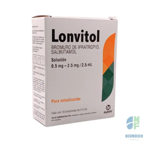 Caja con 10 ampolletas de 2.5 ml