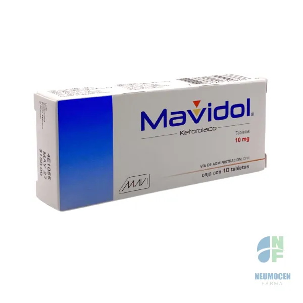 Presentación en caja con 10 tabletas