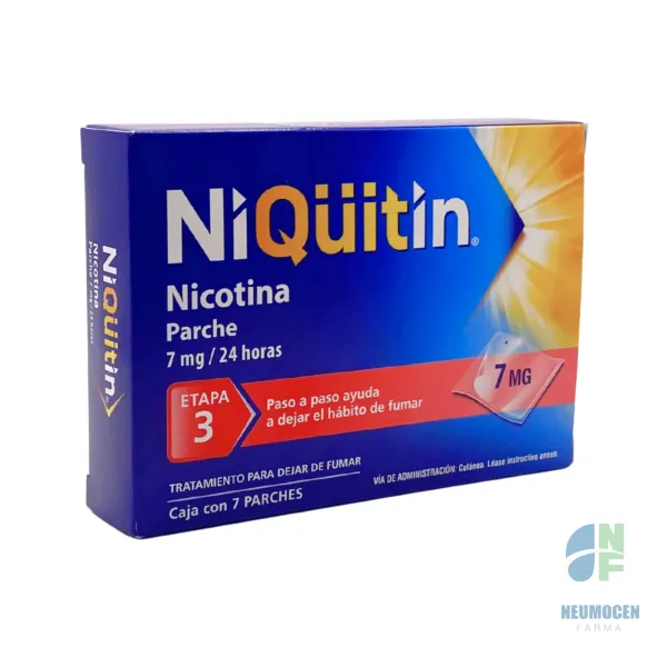 Presentación en caja con 7 parches