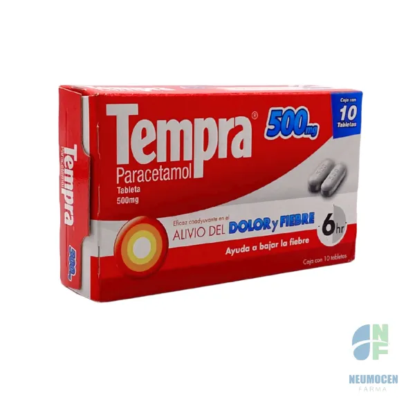 Presentación en caja con 10 tabletas