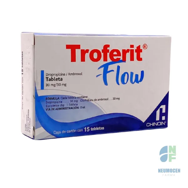 Presentación en caja con 15 tabletas