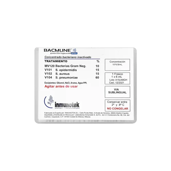 Frasco en spray con 6 ml