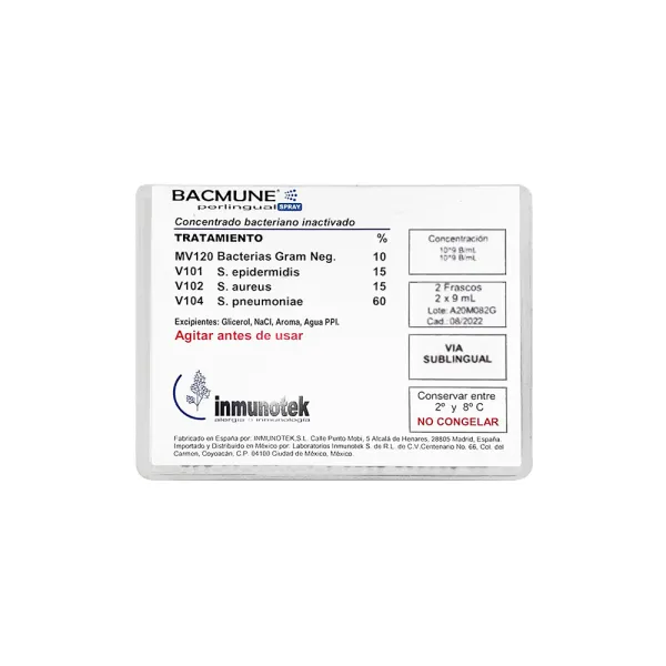 2 frascos en spray con 9 ml