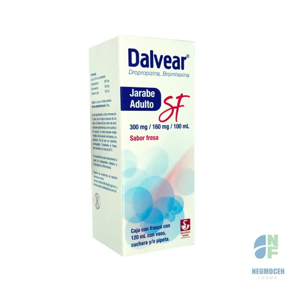 Caja con frasco con 120 ml con vaso, cuchara y/o pipeta