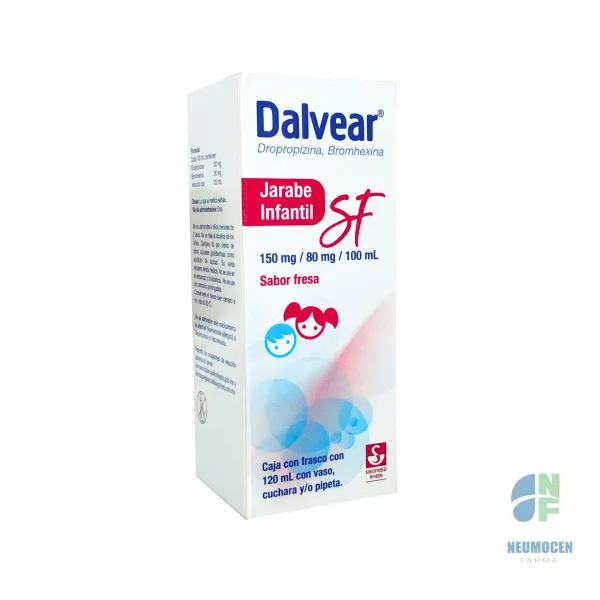 Caja con frasco con 120 ml con vaso, cuchara y/o pipeta