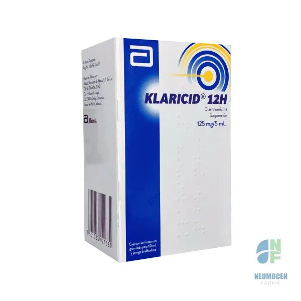 Caja con un frasco granulado para 60 ml y jeringa dosificadora