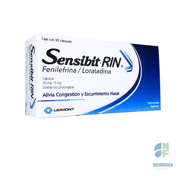 Presentación en caja con 20 cápsulas