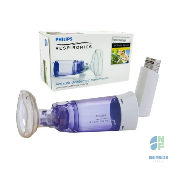 Aerocámara optichamber diamond Philips Respironics infantil