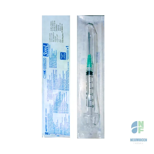 Jeringa nipro 3ml 21g x 32mm