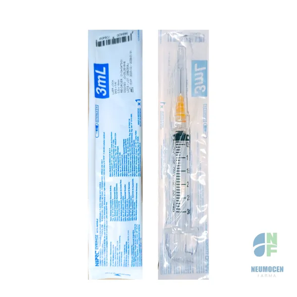 Jeringa nipro 3ml 21g x 16mm