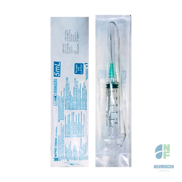 Jeringa nipro 5ml 21g x 32mm