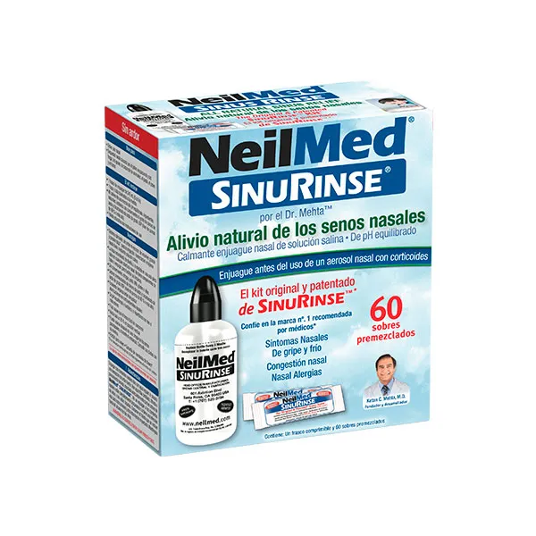 Neilmed sinus rinse 60 sobres