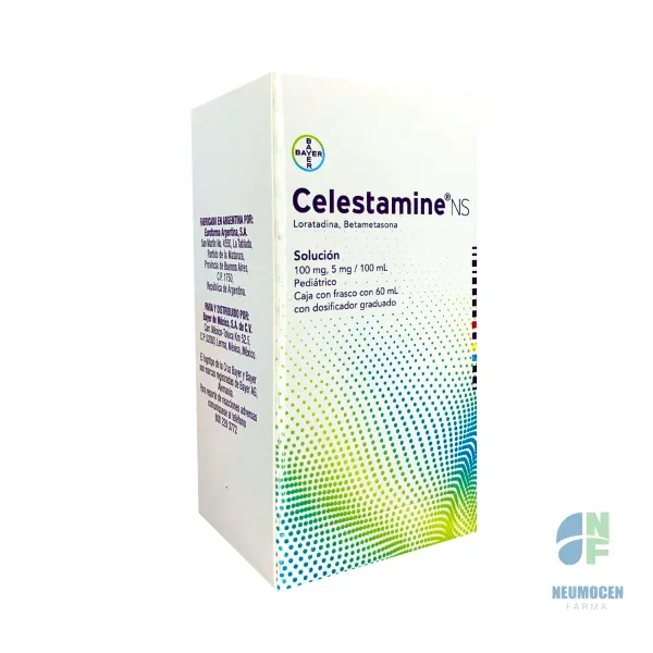 Caja con un frasco con 60 ml con dosificador graduado