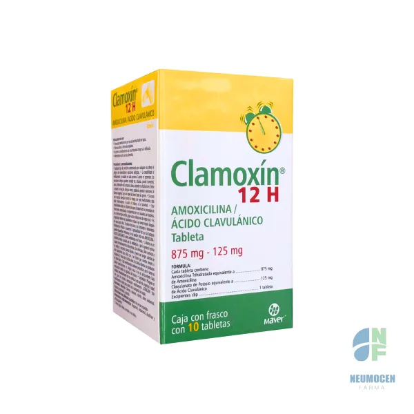 Caja con frasco con 10 tabletas