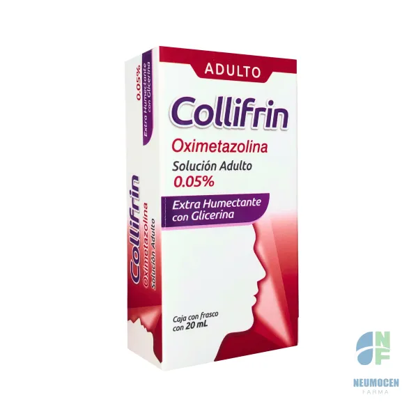 Caja con frasco con 20 ml