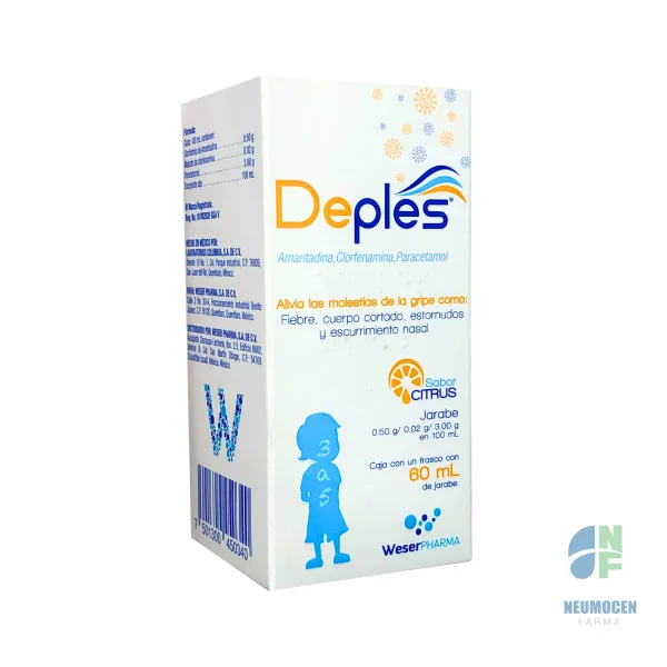 Caja con un frasco con 60 ml