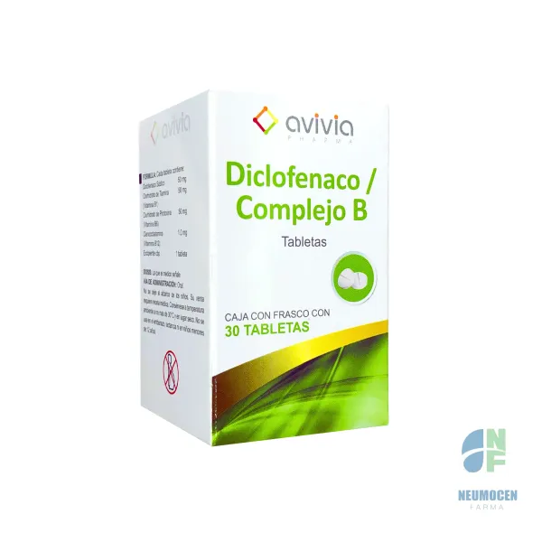 Caja con un frasco con 30 tabletas