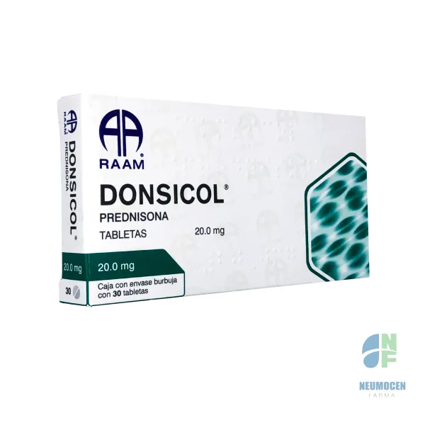 Caja con envase burbuja con 30 tabletas