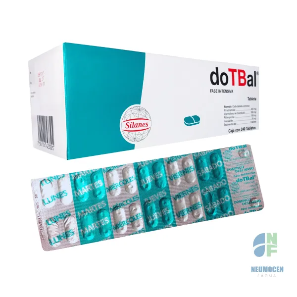 Presentación en caja con 240 tabletas