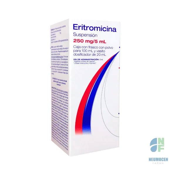 Caja con frasco con polvo para 100 ml y vasito dosificador de 20 ml