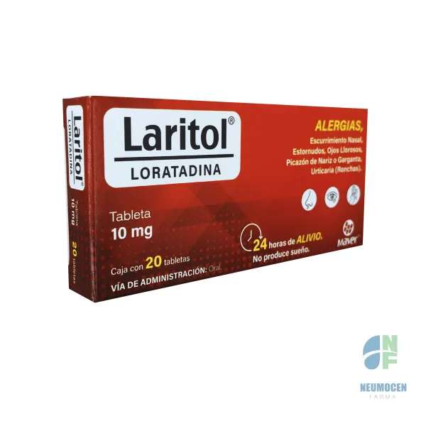 Presentación en caja con 20 tabletas