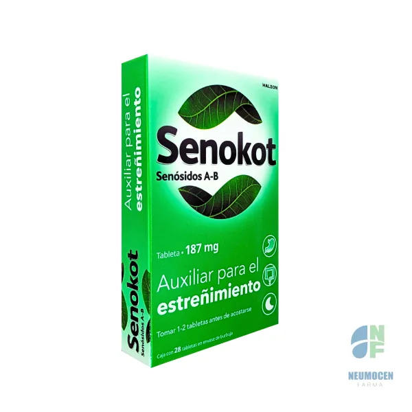 Caja con 28 tabletas en envase de burbuja 