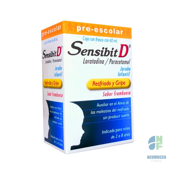 Caja con frasco con 60 ml