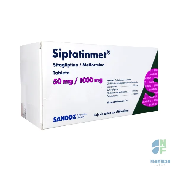 Presentación en caja con 56 tabletas