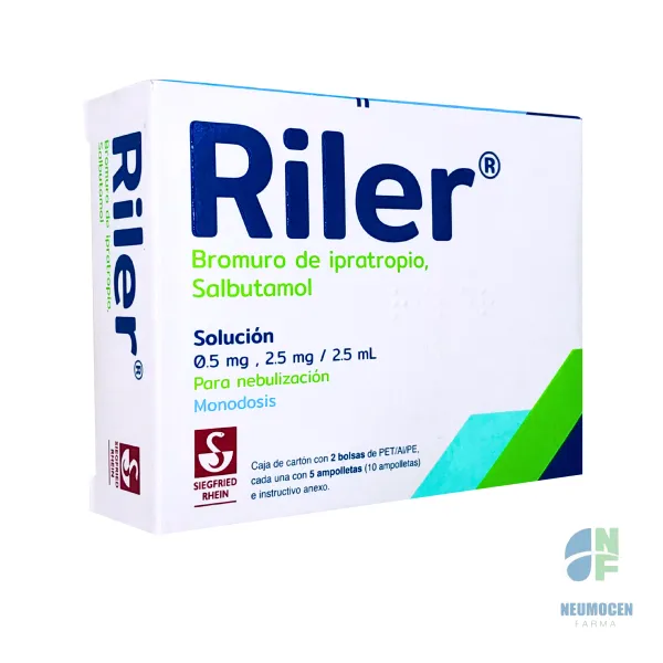 Caja de cartón con 2 bolsas PET/AI/PE, cada una con 5 ampolletas (10 ampolletas) e instructivo anexo